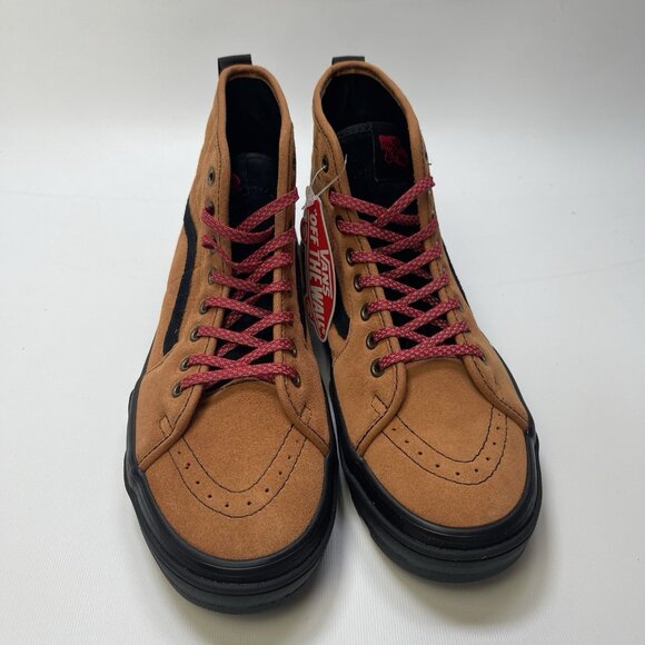 Vans Unisex Sk8-Hi Sentry Hiker Brown Black Suede Trainers Shoes Mid-Top Men 8.5 - Picture 3 of 15